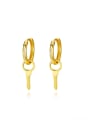 thumb Sterling Silver 18K-Gold Key ear studs (ONLY ONE PCS) 0
