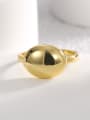 thumb Brass Geometric Minimalist Band Ring 1