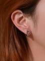 thumb Titanium Steel Heart Minimalist Single Earring(Single-Only One) 1