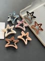 thumb Cellulose Acetate Cute Pentagram Alloy Multi Color Jaw Hair Claw 0