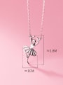 thumb 925 Sterling Silver  Cute Angel Pendant Necklace 3