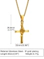 thumb Stainless steel Cross Vintage Regligious Necklace 2