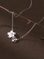 thumb 925 Sterling Silver Shell Flower Minimalist Necklace 3