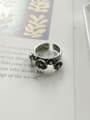 thumb 925 Sterling Silver Vintage Flower  Free Size Ring 0