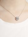 thumb 925 Sterling Silver Cubic Zirconia Geometric Luxury Necklace 1