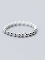 thumb 925 Sterling Silver Minimalist Round  Bead Free Size Ring 0