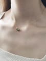 thumb 925 sterling silver simple cubic zirconia Necklace 1