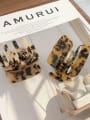 thumb Cellulose Acetate Vintage Geometric Jaw Hair Claw 3