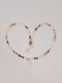 thumb Freshwater Pearl Multi Color Glass bead Bohemia Necklace 0