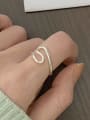 thumb 925 Sterling Silver Heart Minimalist Band Ring 1