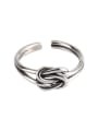 thumb 925 Sterling Silver knot Vintage Band Ring 0