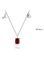 thumb 925 Sterling Silver Cubic Zirconia Constellation Minimalist Necklace 2