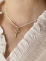 thumb 925 Sterling Silver Angel Pearl Necklace 0
