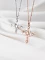 thumb 925 Sterling Silver Cross Dainty Regligious Necklace 3