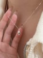 thumb 925 Sterling Silver Water Drop Vintage Necklace 2
