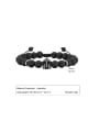 thumb Stainless steel Carnelian Irregular Hip Hop Beaded Bracelet 2