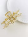 thumb Alloy Imitation Pearl  Trend  Five-pointed star Jaw Hair Claw 4