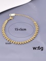 thumb Titanium Steel Wheatear Hip Hop Link Bracelet 1