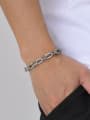 thumb Stainless steel Irregular Hip Hop Link Bracelet 1