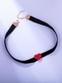 thumb Alloy Cubic Zirconia Heart Trend Choker Necklace 2