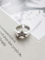 thumb 925 Sterling Silver  Vintage  Star Band Ring 1