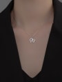 thumb 925 Sterling Silver Cubic Zirconia Dog Minimalist Necklace 1