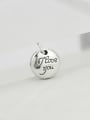 thumb Vintage Sterling Silver With Vintage Round Letters Pendant Diy Accessories 2
