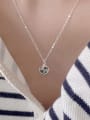 thumb 925 Sterling Silver Geometric Minimalist Necklace 1
