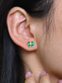 thumb Stainless steel Enamel Friut Cute Stud Earring 4