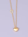thumb Titanium Smooth Heart  Necklace 0