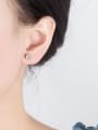 thumb 925 Sterling Silver Bead Tassel Minimalist Drop Earring 1