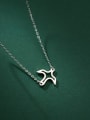 thumb 925 Sterling Silver Little Swallow Minimalist Necklace 3
