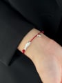 thumb 925 Sterling Silver Fish Minimalist Handmade  Weave Rope  Bracelet 1