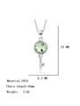 thumb 925 Sterling Silver Austrian Crystal Key Classic Necklace 3
