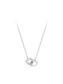 thumb 925 Sterling Silver Cubic Zirconia Heart Minimalist Necklace 4