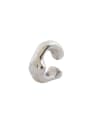 thumb 925 Sterling Silver Geometric Minimalist Clip Earring [Single] 4
