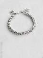 thumb Vintage Sterling Silver With Simple Retro Hollow Chain  Bracelets 3