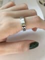thumb 925 Sterling Silver Vintage   Chain Smooth Free Size Midi Ring 2