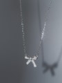 thumb 925 Sterling Silver Cubic Zirconia Butterfly Minimalist Butterfly  Pendant  Necklace 2