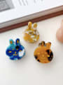 thumb Cellulose Acetate Cute Animal Alloy Multi Color Jaw Hair Claw 3