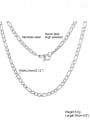thumb Stainless steel Geometric Minimalist Chain Necklace 1