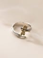 thumb 925 Sterling Silver Dragonfly Vintage Band Ring 1