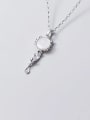 thumb 925 Sterling Silver Shell Cat Minimalist Pendant Necklace 2