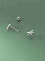 thumb 925 Sterling Silver Dragonfly Minimalist Stud Earring 4