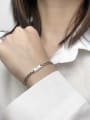 thumb Vintage Sterling Silver With Antique Silver Plated Vintage Chain Bracelets 2