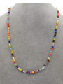 thumb Stainless steel  Multi Color  Bead Bohemia Hand-woven Necklace 1