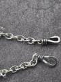 thumb Vintage Sterling Silver With Simple Retro Hollow Chain Cross Pendant Bracelets 2