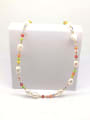 thumb Freshwater Pearl Multi Color Glass beads  Bohemia Necklace 2