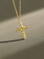 thumb 925 Sterling Silver Vintage Cross   Pendant Necklace 0