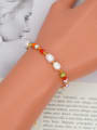 thumb Stainless steel Freshwater Pearl Multi Color Irregular Minimalist Bracelet 1